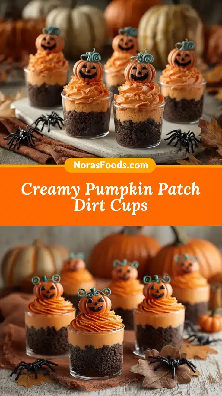 Pumpkin Patch Dirt Cups recipe