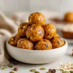 pumpkin protein balls - featured image