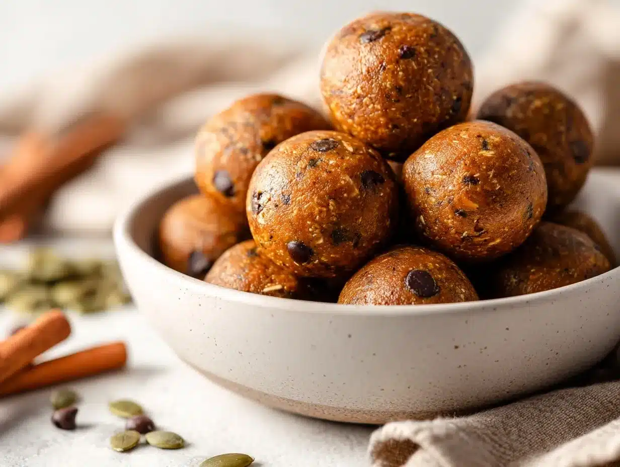 pumpkin protein balls preparation steps