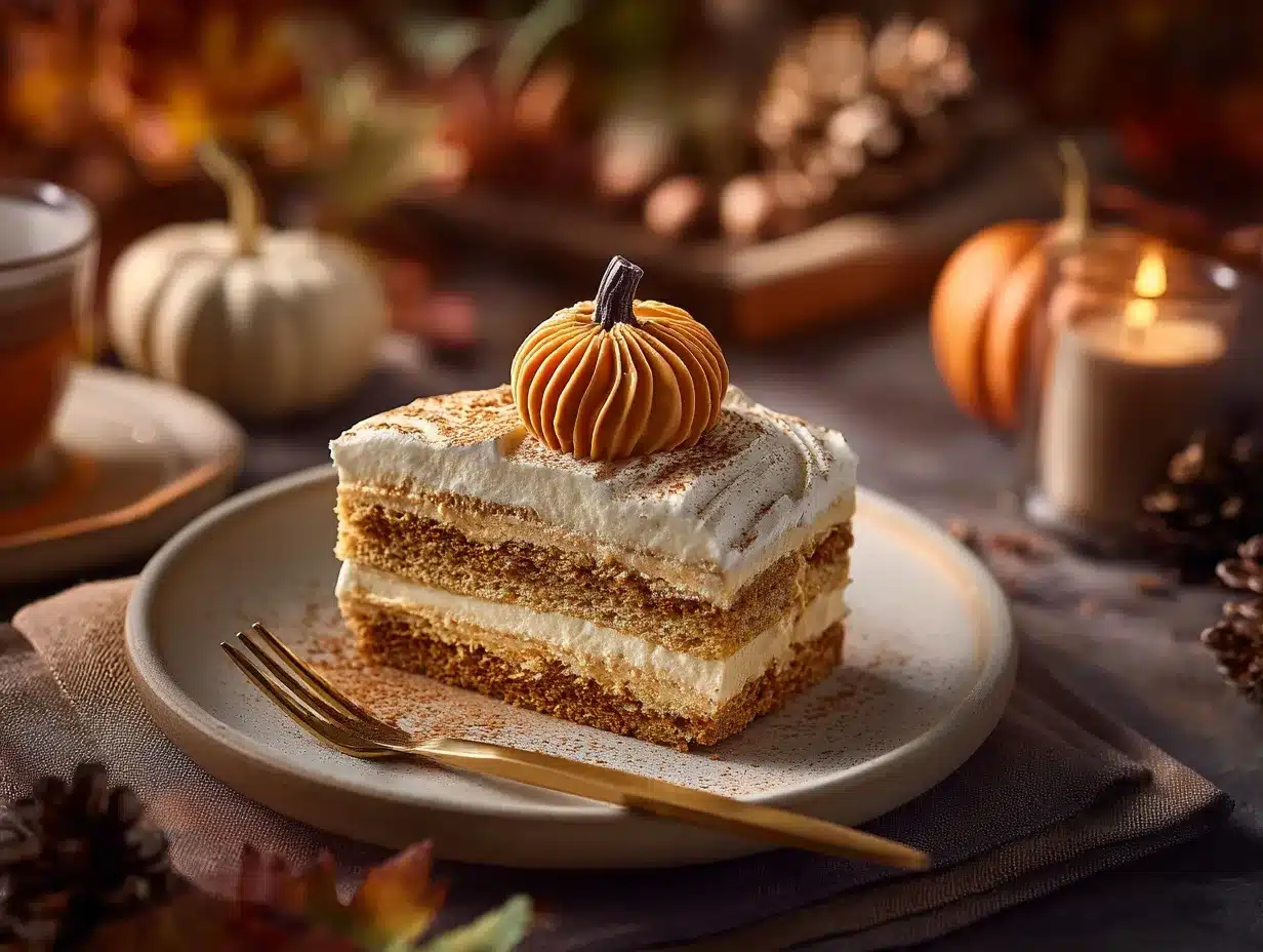 Pumpkin Spice Tiramisu preparation steps