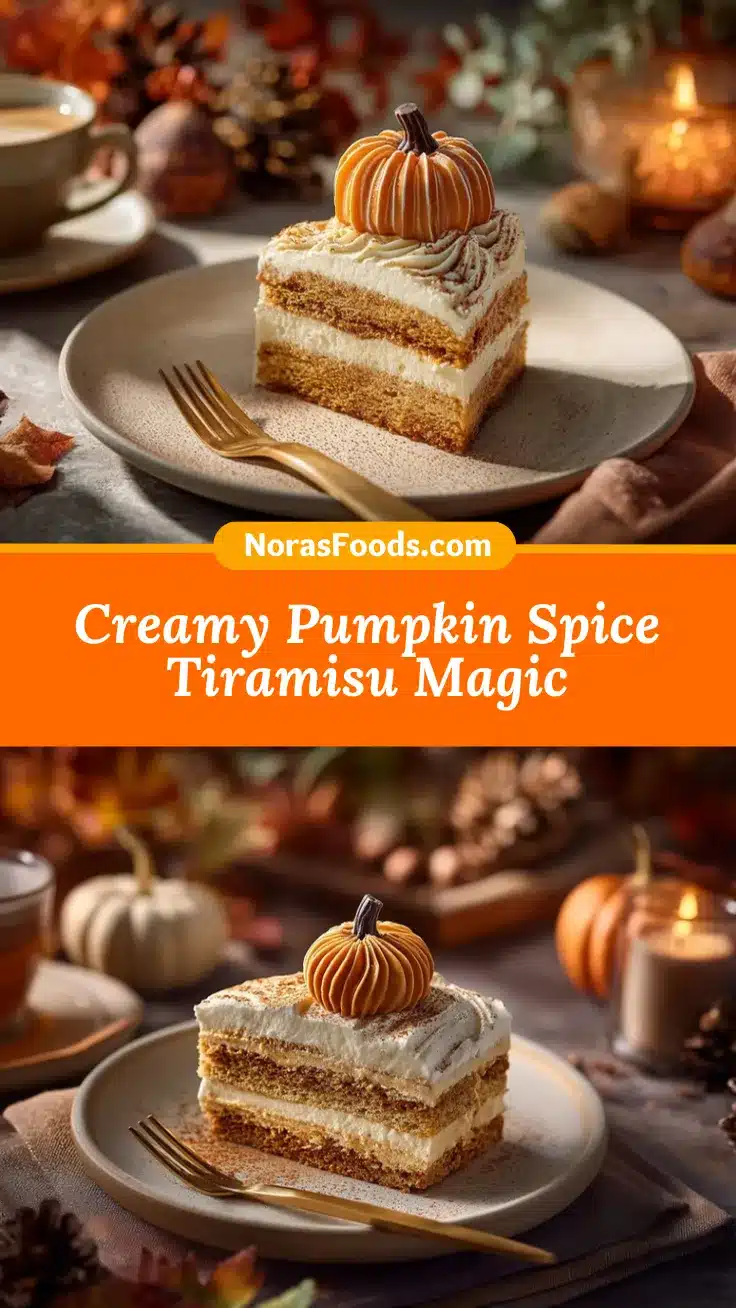 Pumpkin Spice Tiramisu recipe