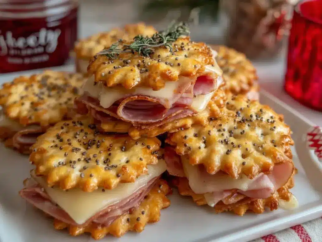 Ritz Cracker Party Sandwiches - featured image