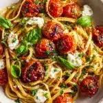 roasted tomato pasta - featured image