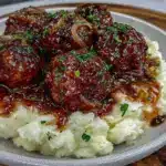 Salisbury steak meatballs - featured image