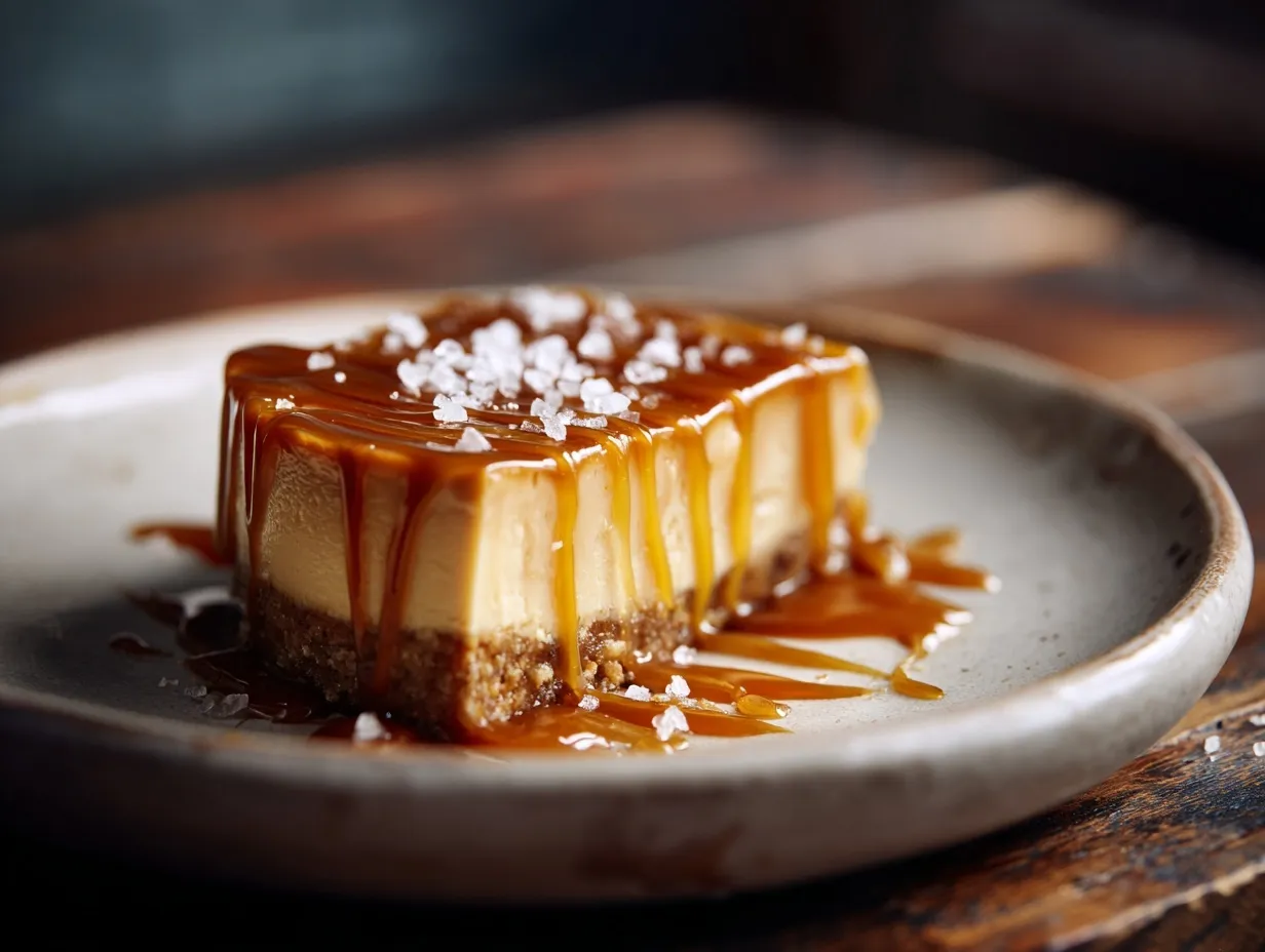 salted caramel dessert preparation steps