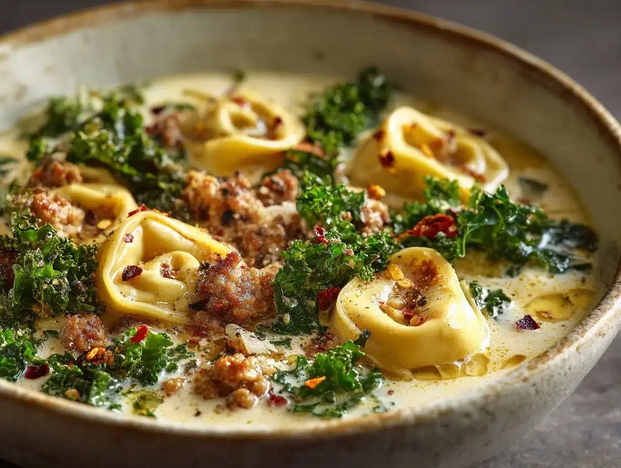 sausage tortellini soup preparation steps