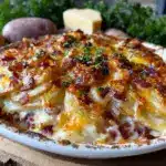 scalloped potatoes and ham - featured image