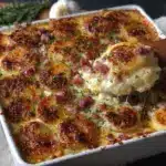 scalloped potatoes and ham - featured image