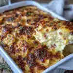 scalloped potatoes with ham - featured image