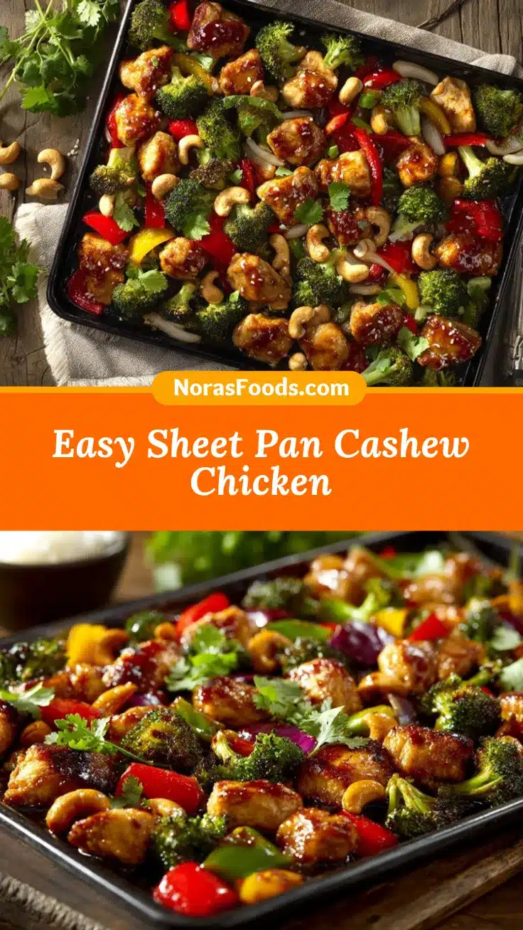 sheet pan cashew chicken recipe