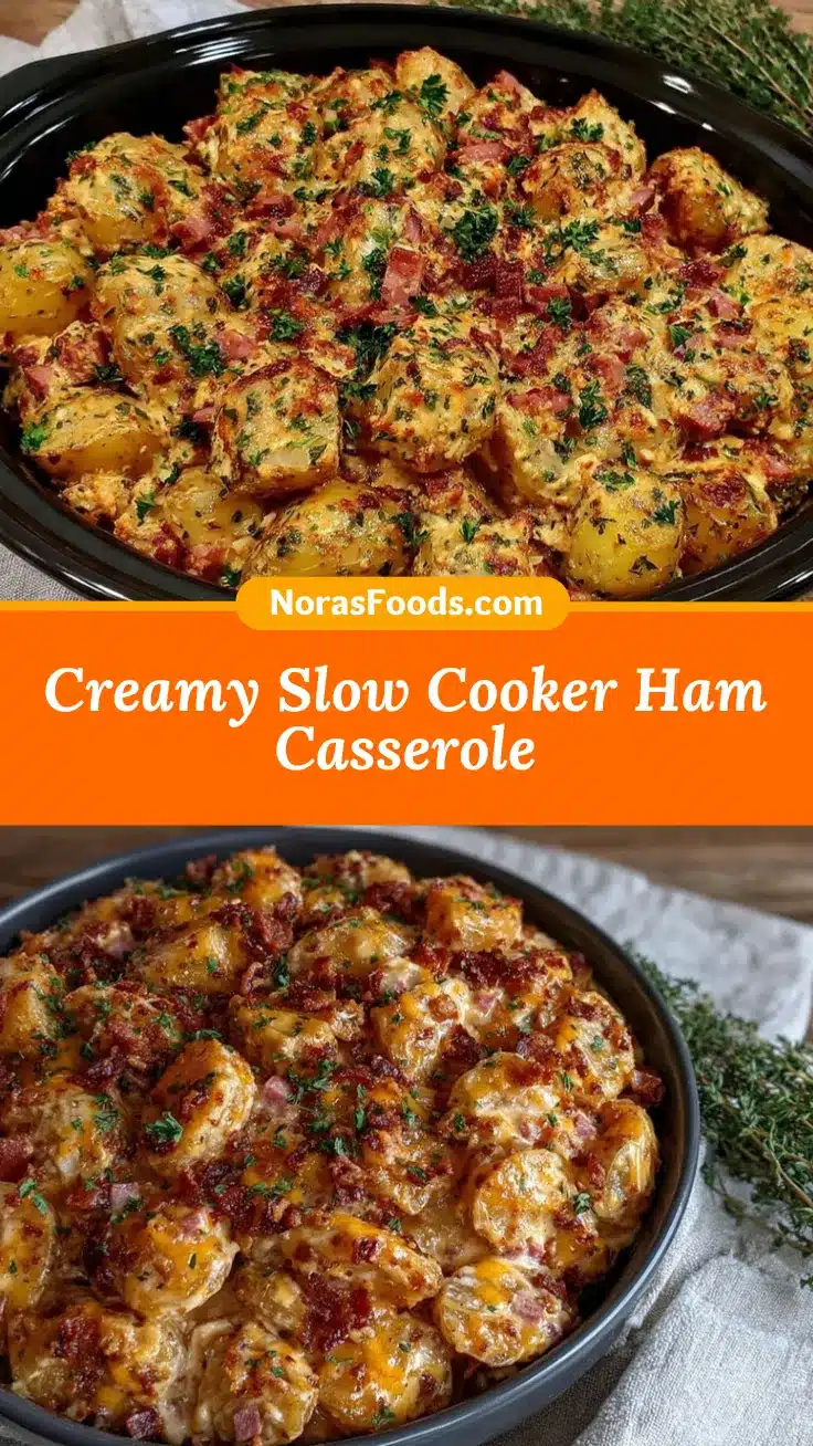 slow cooker ham and potato casserole recipe