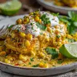 Slow Cooker Street Corn Chicken - featured image