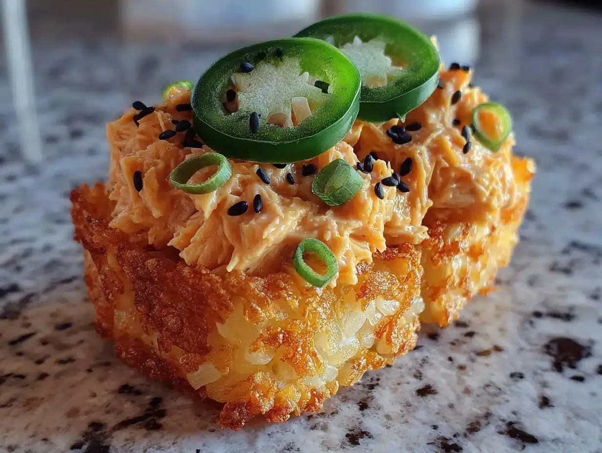 spicy tuna crispy rice preparation steps