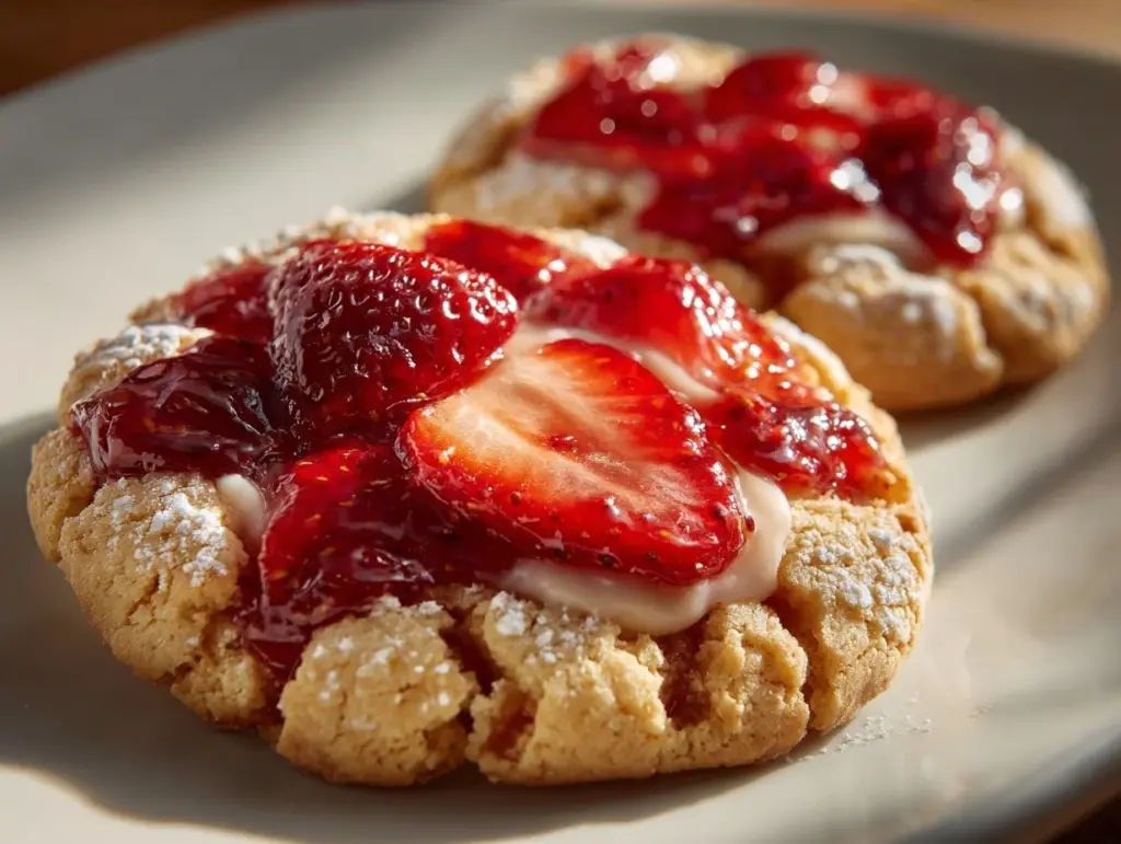 Strawberry Cheesecake Cookies - featured image