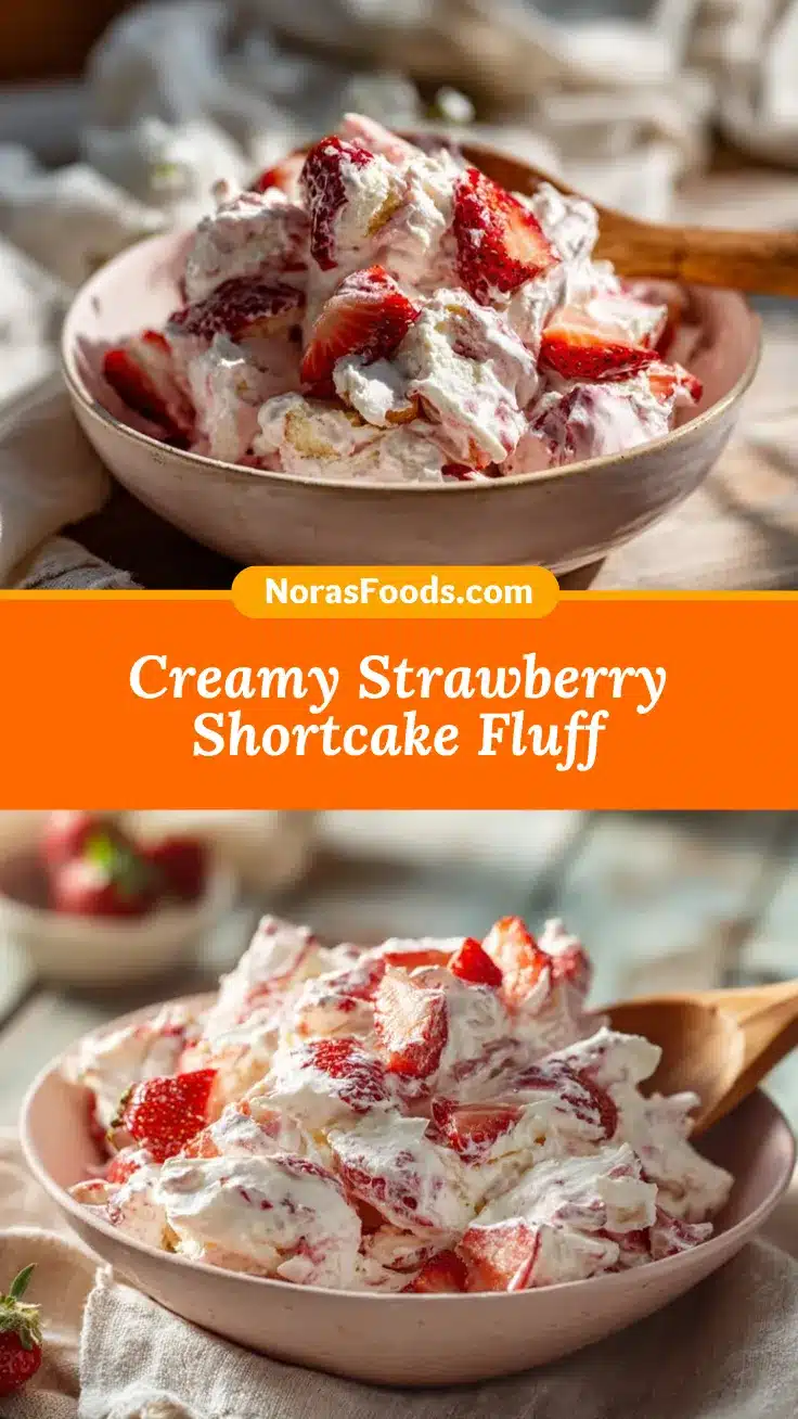 Strawberry Shortcake Fluff Salad recipe