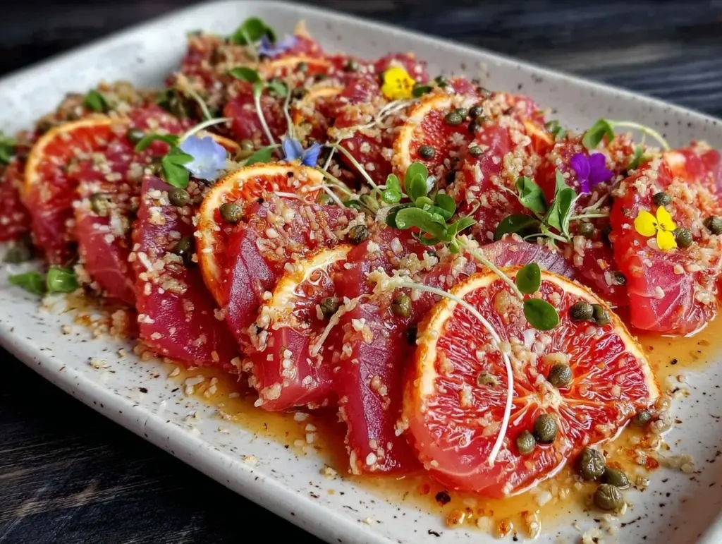 tuna crudo - featured image