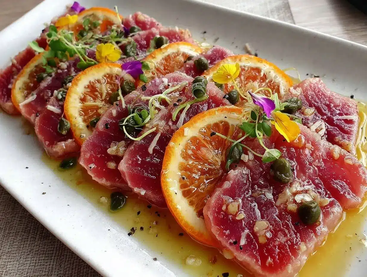 tuna crudo preparation steps