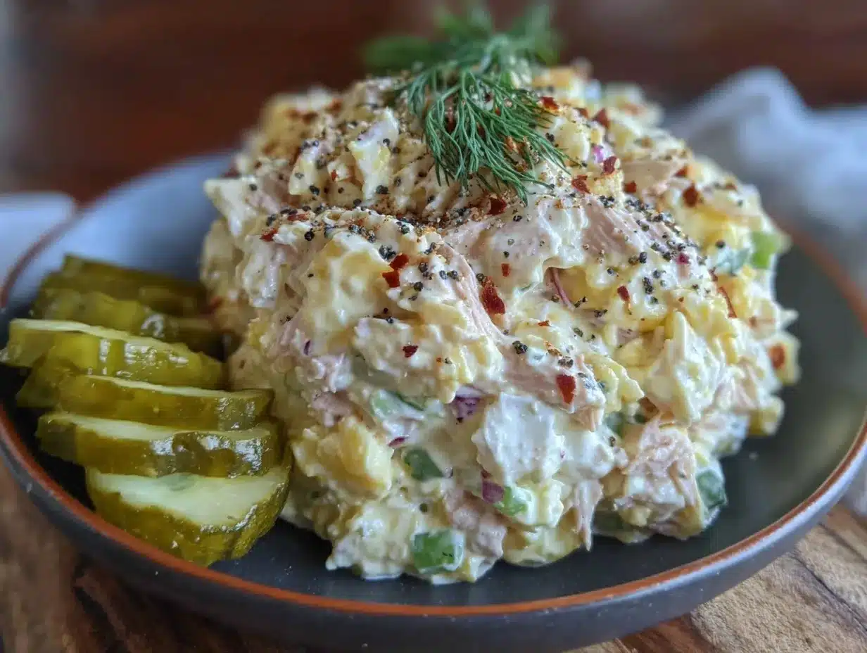 tuna egg salad preparation steps