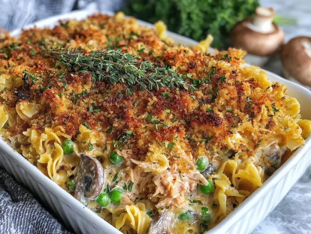 tuna noodle casserole - featured image