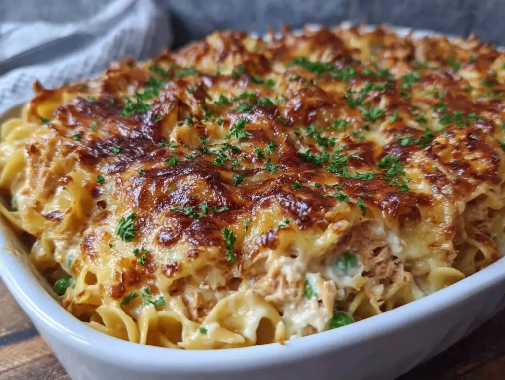 tuna noodle casserole - featured image