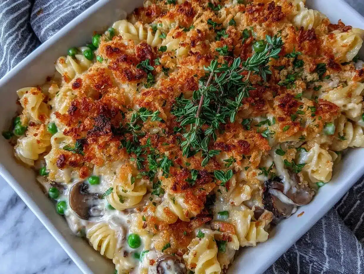 tuna noodle casserole preparation steps