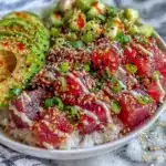 tuna poke bowls - featured image