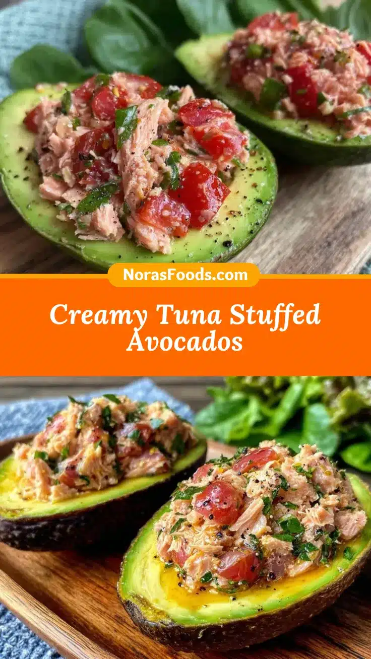 tuna stuffed avocado recipe