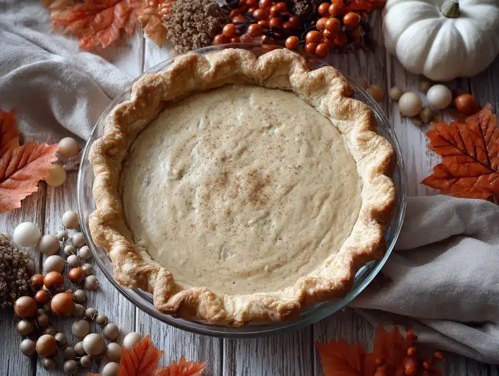white pumpkin pie - featured image