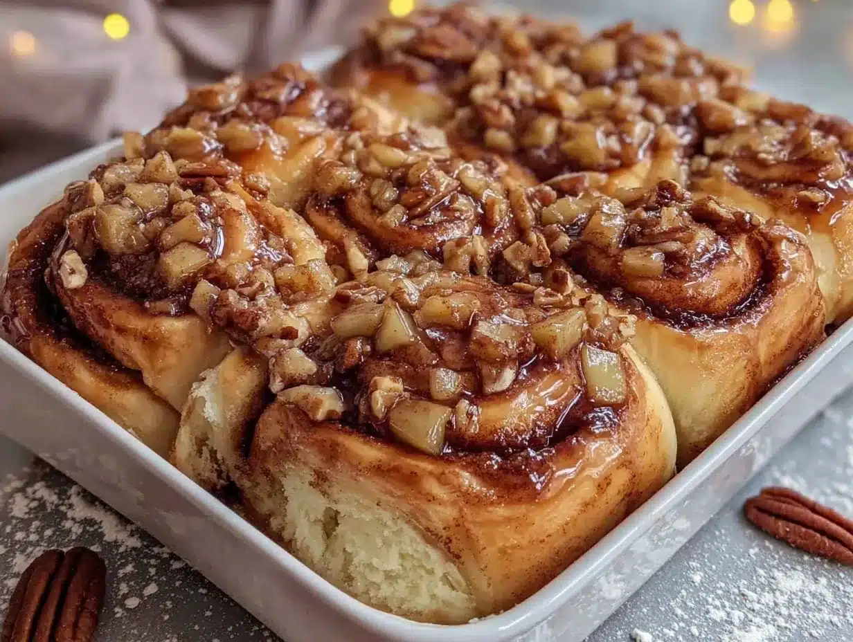 apple cinnamon rolls preparation steps