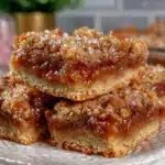 apple crisp bars - featured image