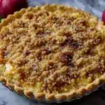 apple crumble pie - featured image