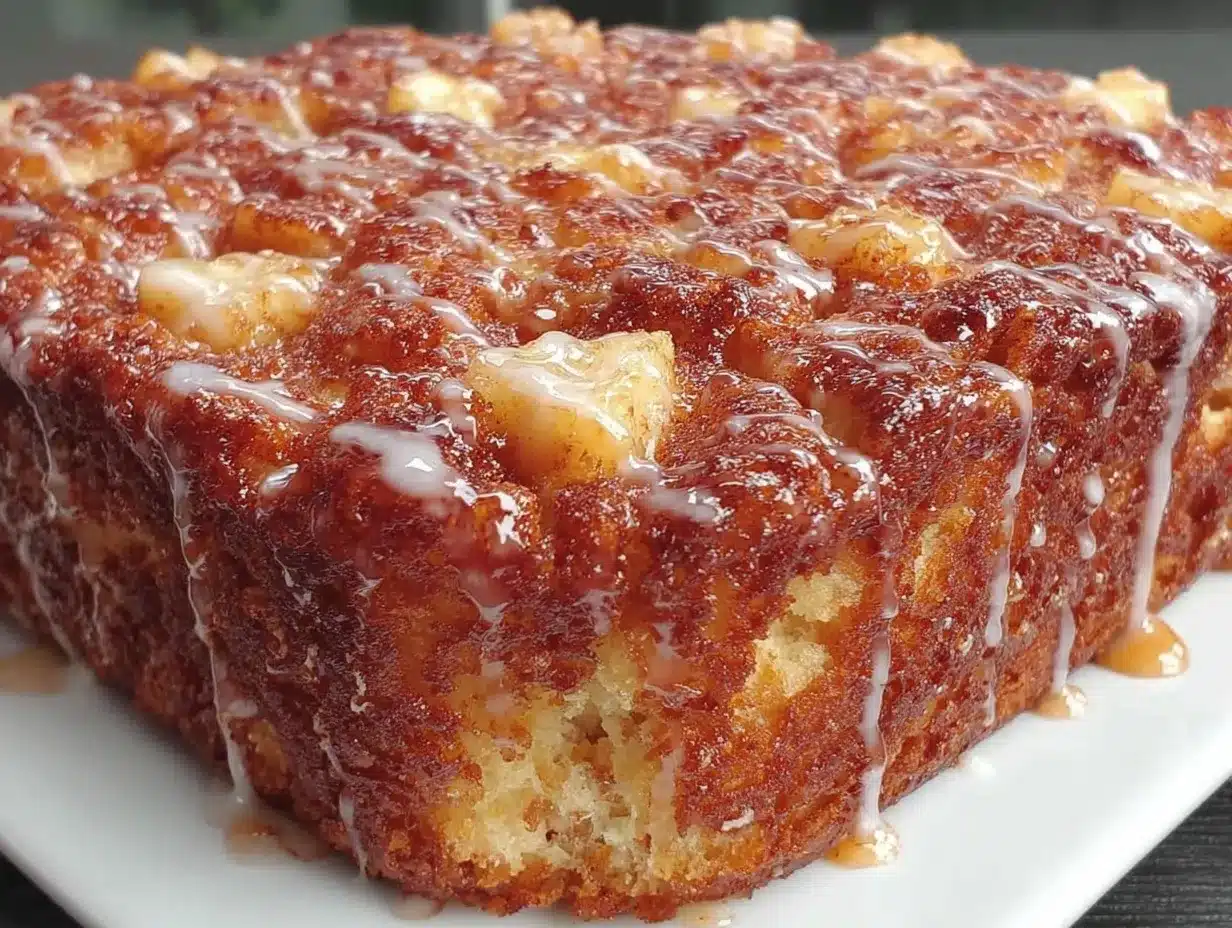 Apple Fritter Cake preparation steps