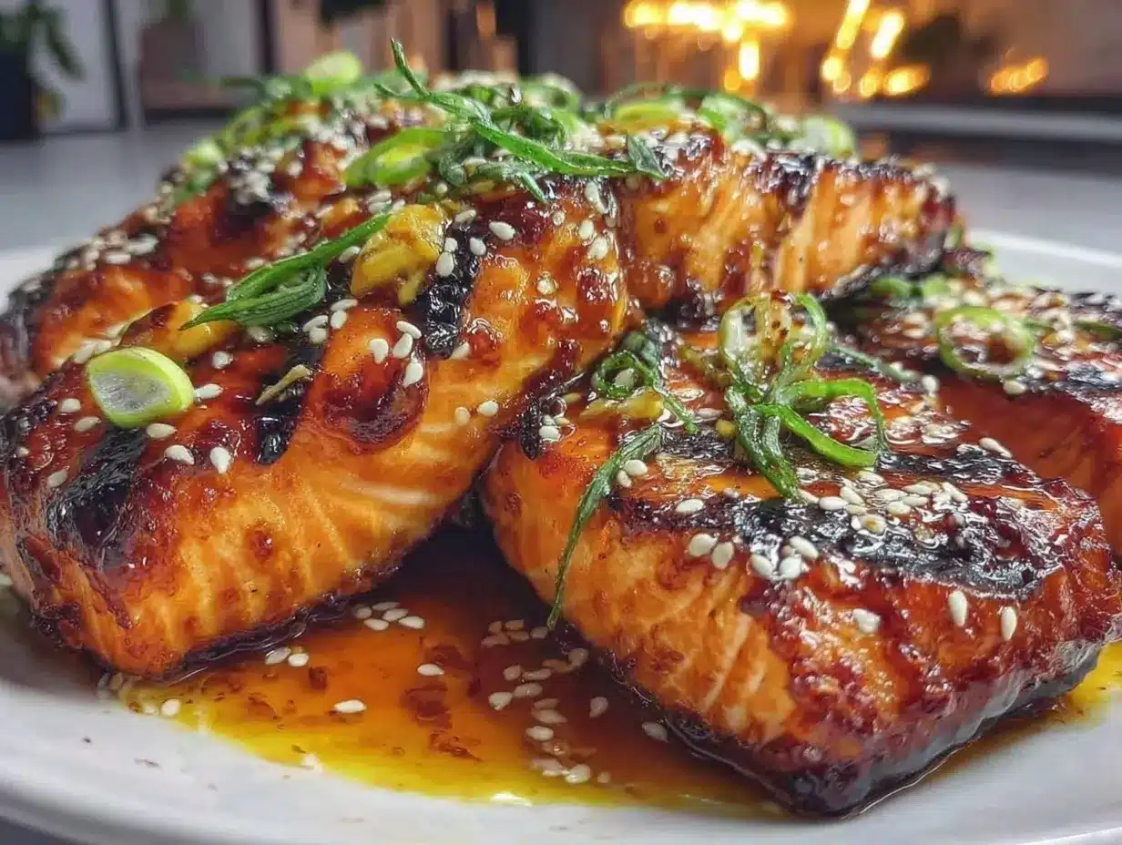 Asian Glazed Salmon preparation steps