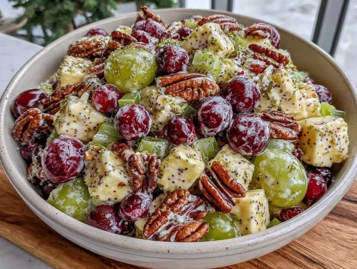 Autumn harvest fruit salad preparation steps