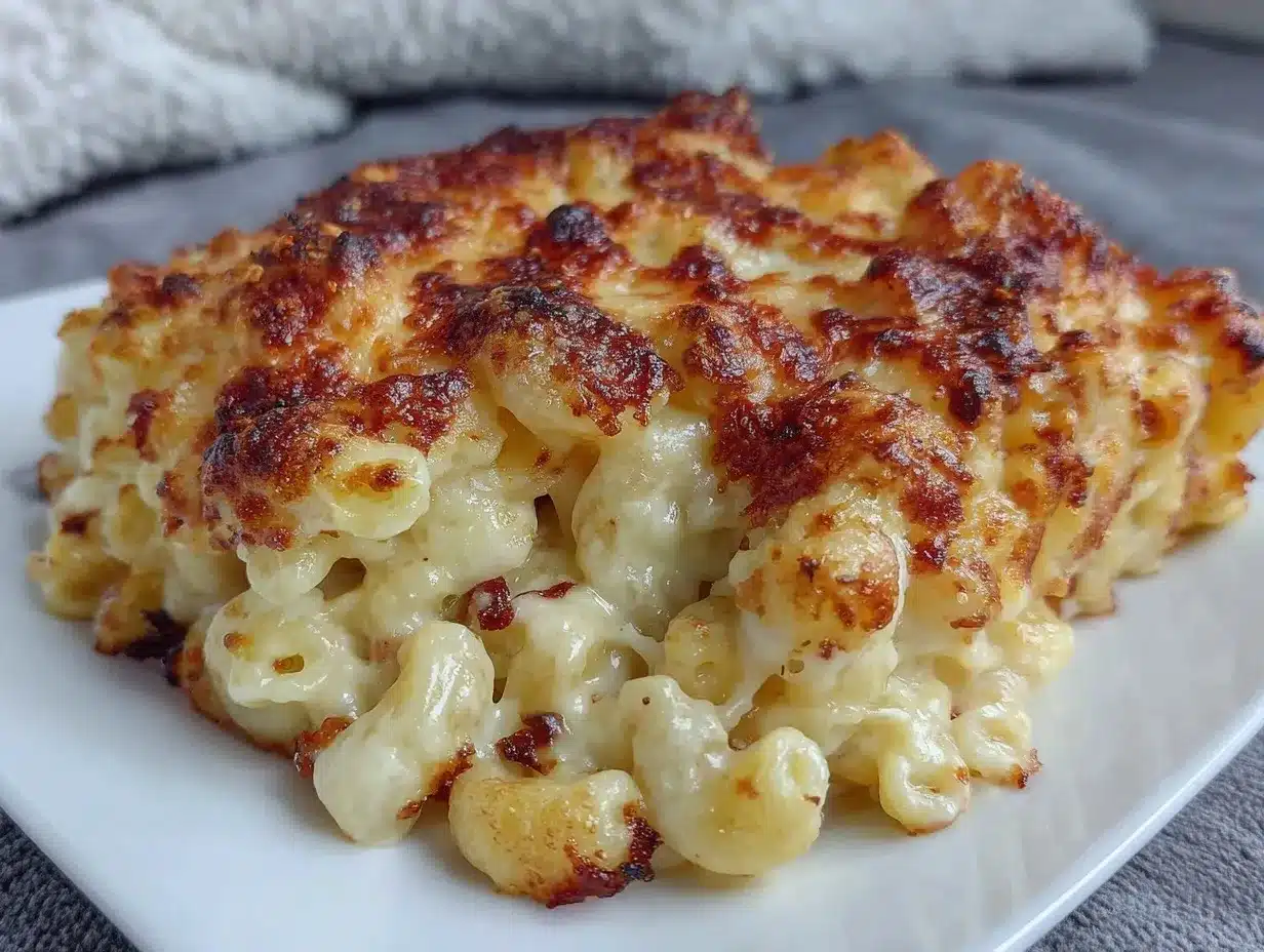 baked mac and cheese casserole preparation steps