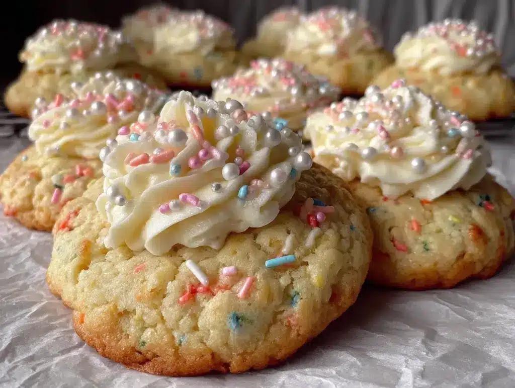 cake batter cookies - featured image
