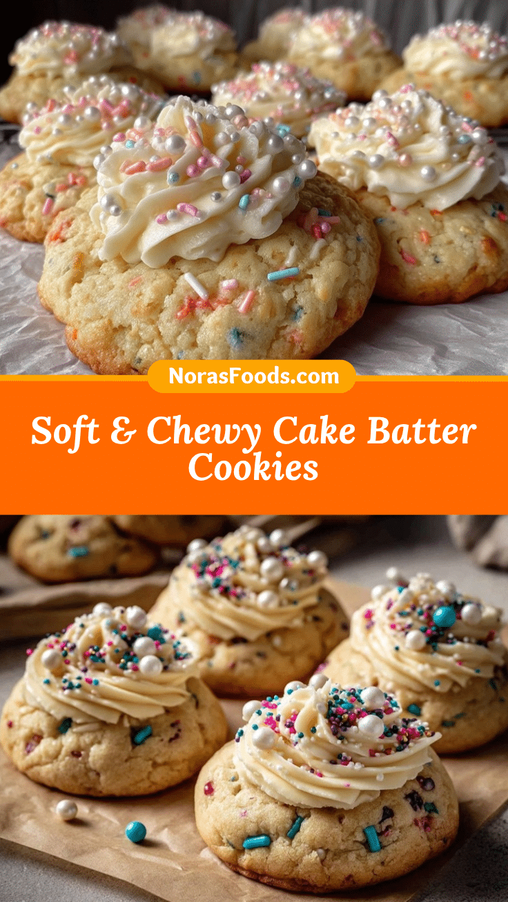 cake batter cookies recipe