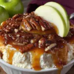 caramel apple cheesecake dip - featured image