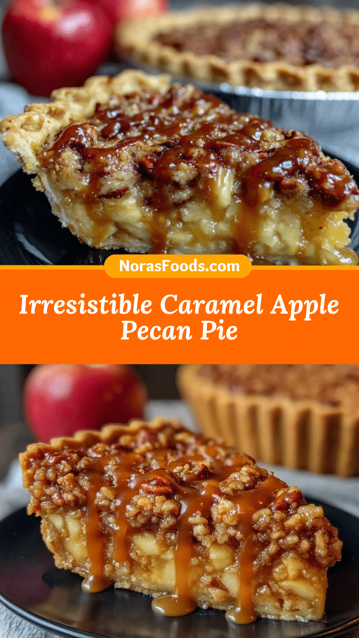 Caramel Apple Pecan Pie recipe