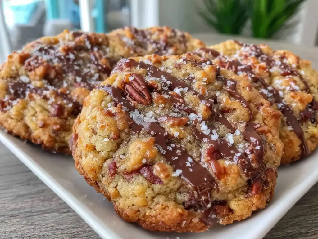chewy cowboy cookies - featured image
