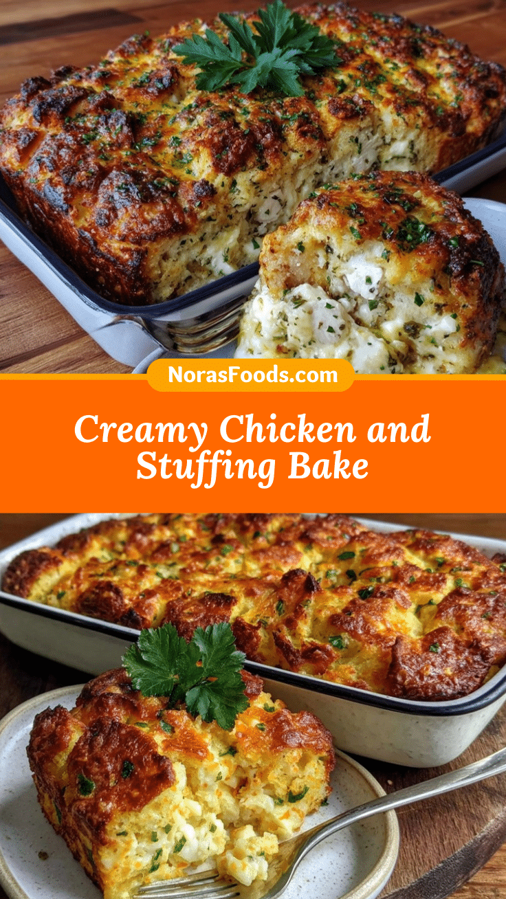 Chicken and Stuffing Casserole recipe