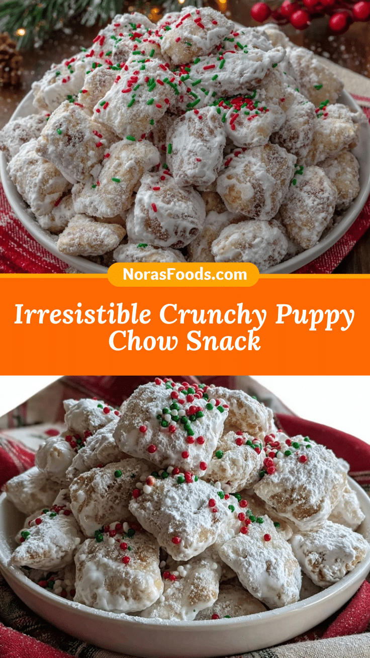 Christmas Puppy Chow recipe
