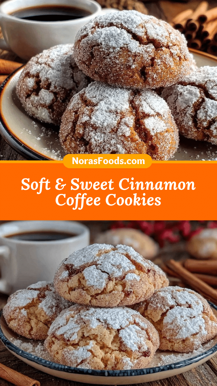 cinnamon coffee crinkles recipe