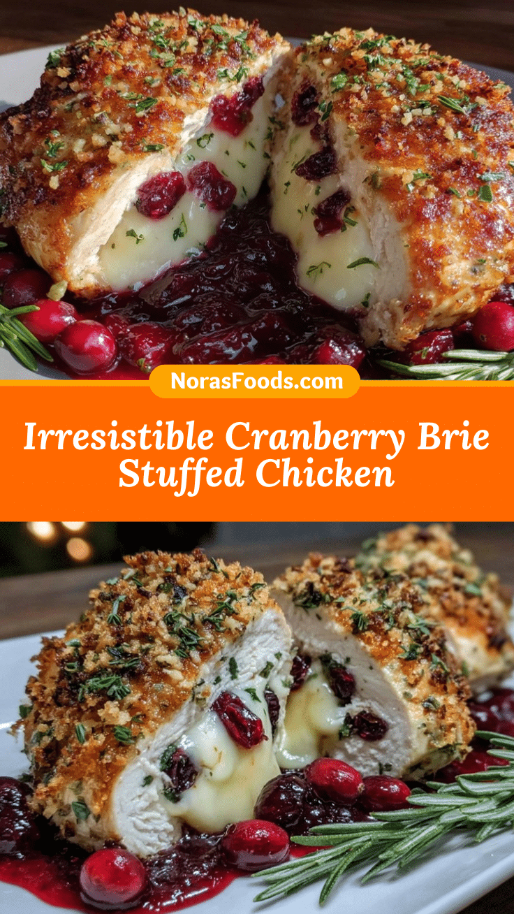 cranberry brie stuffed chicken recipe