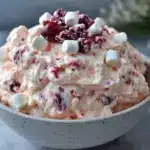 cranberry fluff salad - featured image