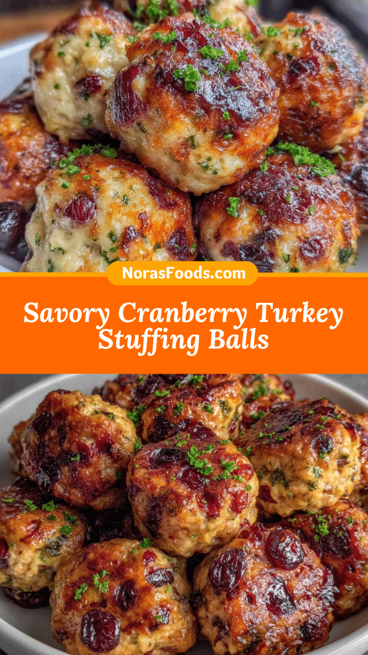 cranberry turkey stuffing balls recipe