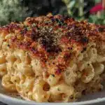 creamy baked cheddar mac-and-cheese - featured image