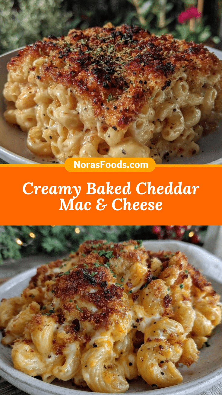 creamy baked cheddar mac-and-cheese recipe