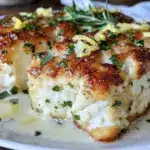 creamy baked cod - featured image