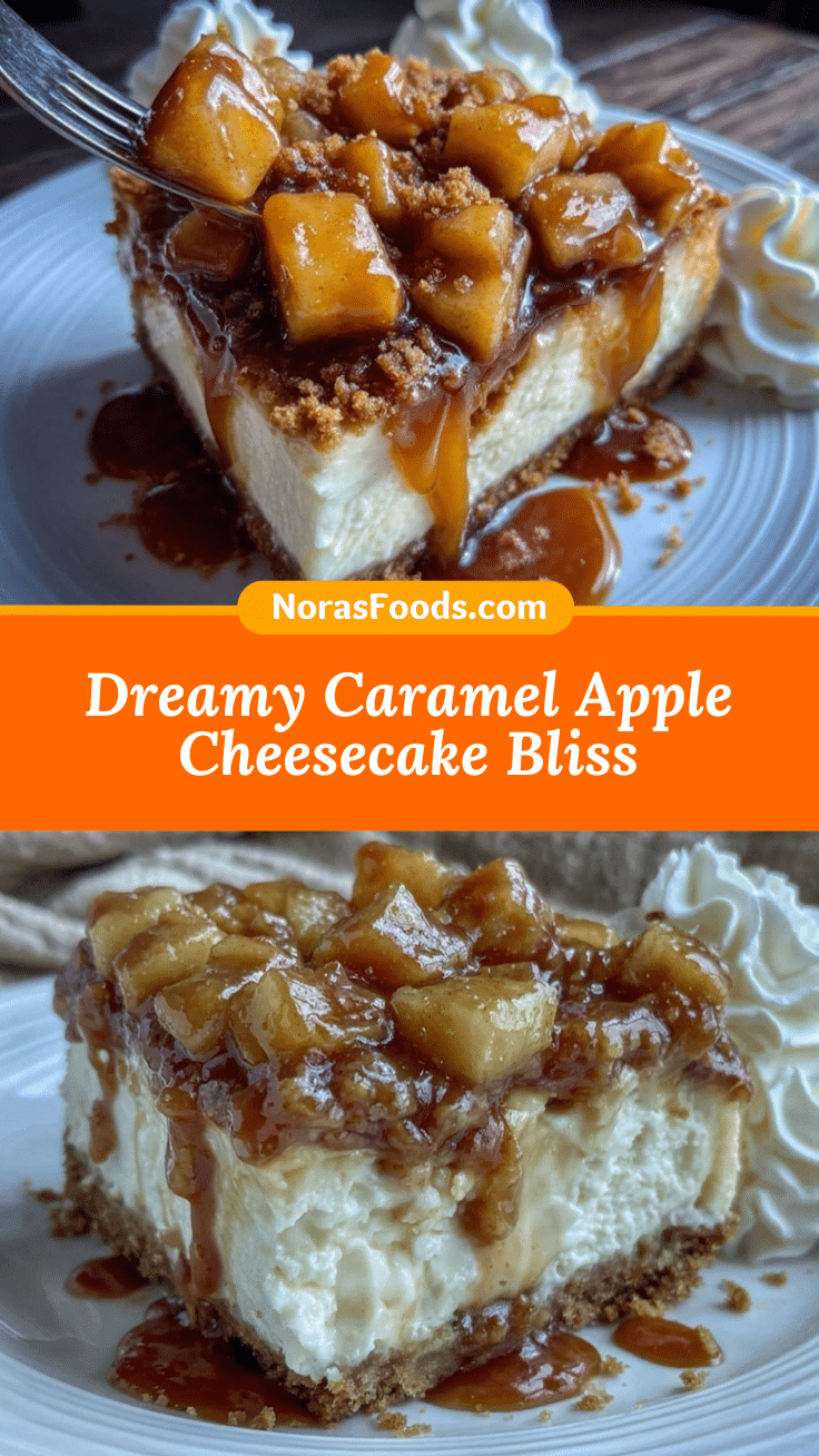 creamy caramel apple cheesecake recipe